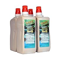 Magic Hand Soap - Industrial Hand Cleaner for Auto Mechanics | Shop Soap | Walnut Shell Scrubbers to Remove Grease, Oil, Ink & Paint | Moisturizing Ingredients | 3.55 L (4 Pack)