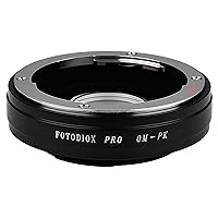 Fotodiox Pro Lens Mount Adapter, Selective 35mm Olympus Zuiko Lens to Pentax K Mount Camera Adapter (Please See Compatible Lens List), OM-PK Pro