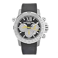 Raymond Weil Men's 7800-Tir-00207 Automatic Titanium Black Dial Chronograph Watch