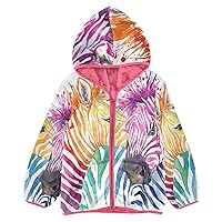 CBBYY Girls' Fleece Zip-Up Hoodie Sweatshirt with Pocket,3-10T Kids Cute Fuzzy Jacket
