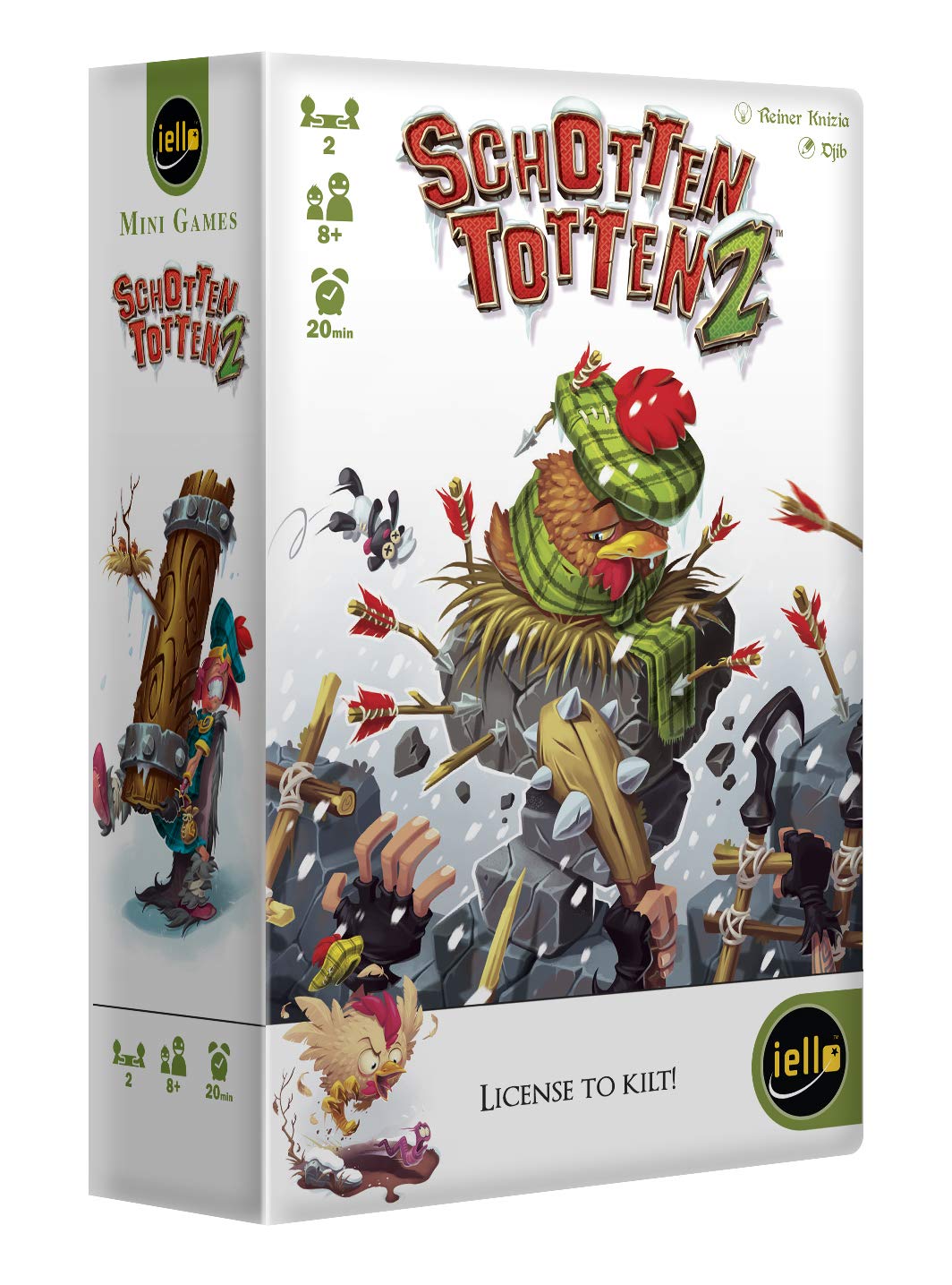 IELLO: Schotten Totten 2, Sequel, Strategy Card Game, Great for On The Go Gaming, 20 Minute Play Time, 2 Player, for Ages 8 and Up
