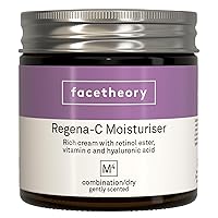 facetheory Regena-C Moisturizer M4 - Retinol Retinol Moisturizer For Face, Daily Facial Moisturizing Cream, Keeps Skin Hydrated, Contains Vitamin C And Hyaluronic Acid | Scented | 1.7 Fl