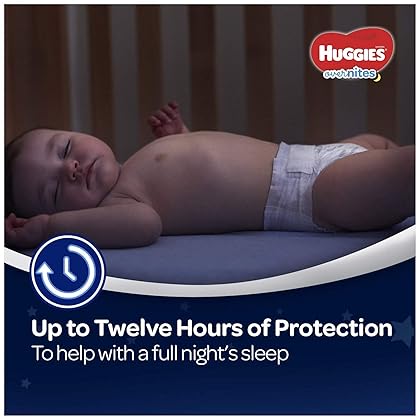 Huggies Overnites Nighttime Diapers, Size 5, 58 Ct