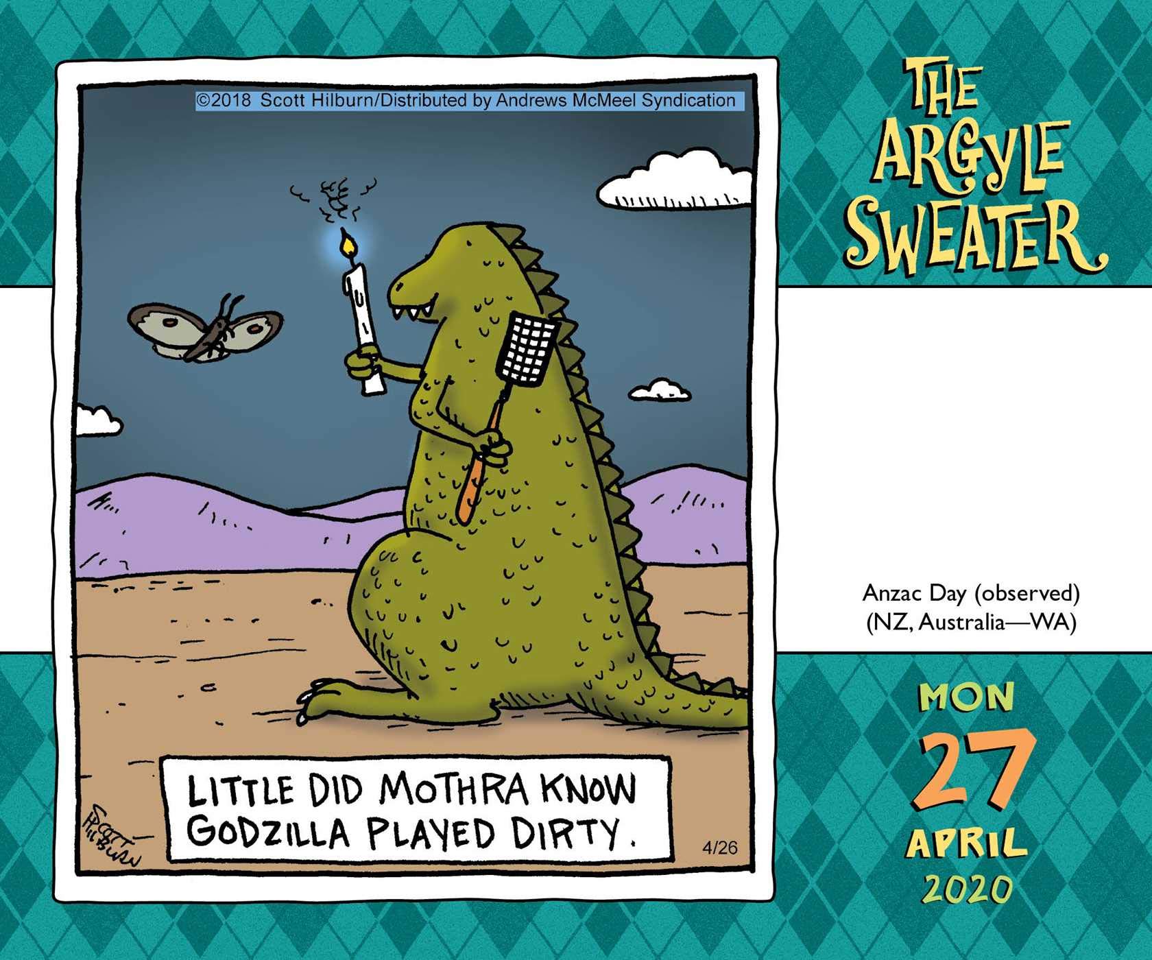The Argyle Sweater 2020 Day-to-Day Calendar