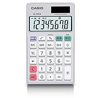 Casio SL-300A-N Personal Calculator, Time & Tax Calculator, Notebook Type, 8-Digit Calculator, Silver