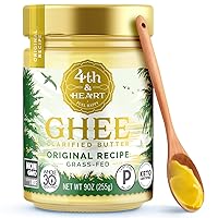 Original Grass-Fed Ghee, 9 Ounce, Keto, Pasture Raised, Lactose and Casein Free, Certified Paleo