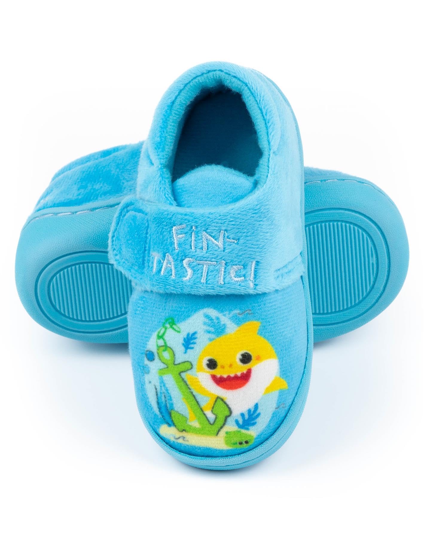 Baby Shark Toddler Boys Blue Slippers | Step into Adventure Cute and Cozy Footwear for Little Explorers