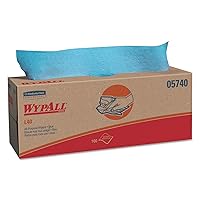 WypAll 05740 L40 Towels, POP-UP Box, Blue, 16 2/5 x 9 4/5, 100 per Box (Case of 9 Boxes)