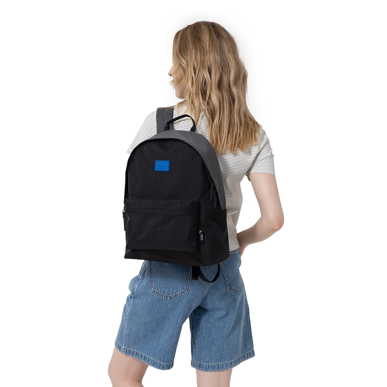 COTS Elementary School Backpack for Boys Girls Teen, Lightweight Casual Backpack, Preschool Bookbag Classical Basic Daypack for Middle High School Work Travel Shopping
