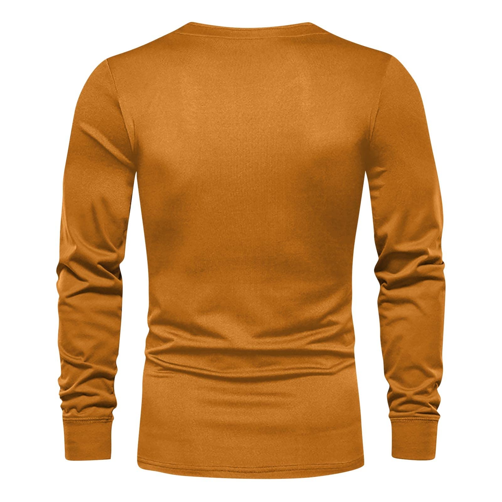 Buy Long Sleeve Tee Shirts for Men Fall Winter Casual Solid Round Neck  Pullover Tops Fitted Underneath Sweatshirt