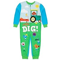 Hey Duggee Boys Onesie | Blue All In One Fleece Pyjama Loungewear | Squirrels Kids PJs Sleepsuit Nightwear | Pajama Bodysuit