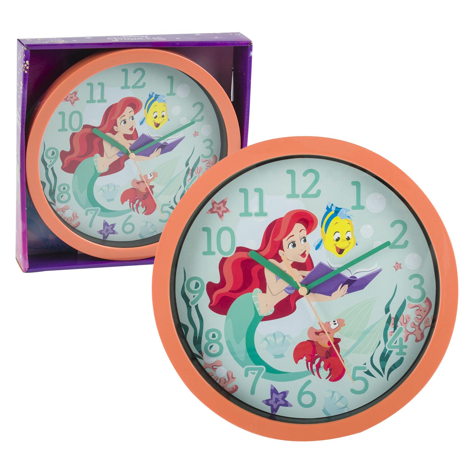 Mua Accutime Watch Corp Disney Princess Ariel Mermaid Wall Clock ...