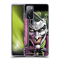 Head Case Designs Officially Licensed Batman DC Comics The Clown Three Jokers Soft Gel Case Compatible with Samsung Galaxy S20 FE / 5G