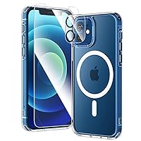 TAURI Magnetic for iPhone 12 Case for iPhone 12 Pro Case - Clear