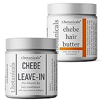 Chebe Butter and Leave In Conditioner Bundle (Unscented), 8 oz. Each