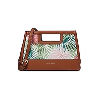 Anne Klein Print Convertible Clutch, Fruit Punch Multi Palm/Saddle