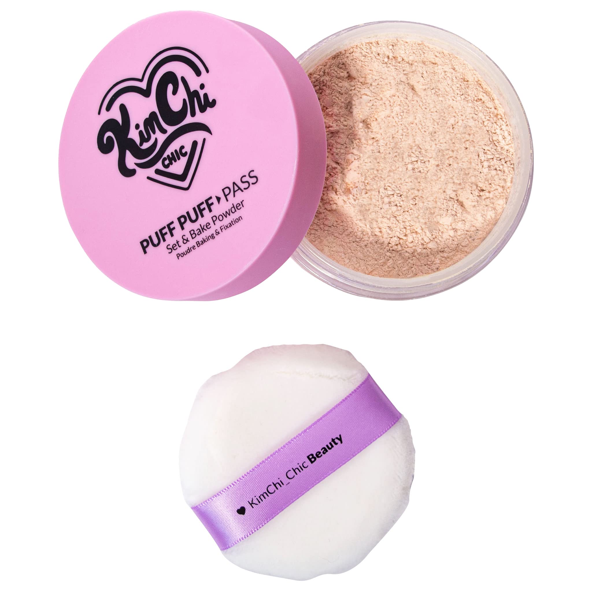 Kimchi Chic Beauty Puff Puff Pass Set & Bake Powder - Translucent