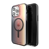Gear4 ZAGG Milan Snap Case Apple iPhone 14 Pro, D30 Drop Protection Up to (13ft│4m), Wireless Charging Compatible, Reinforced Top, Bottom & Edges - Sunset Ombre Orange