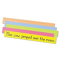 Pacon 1733 Sentence Strips, 24 x 3, Assorted Bright Colors, 100/Pack