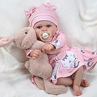 BABESIDE Reborn Baby Dolls - Bailyn, 20 Inch Real Life Baby Girl Dolls with Soft Body Flexible Limbs, Realistic Newborn Baby Dolls That Look Real for Girls Boys Kids Age 3+