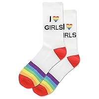 Hot Sox Women's Fun Love & Pride Crew Socks-1 Pair Pack-Cool & Cute Fashion Gifts