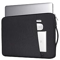 13 Inch Laptop Case Sleeve for 13.5-14.4 Inch Surface Laptop Studio/6/5/4/3, Surface Book 3/2/1, Asus ZenBook/Dell Inspiron/LG Gram/HP Pavilion/Razer Blade Stealth 13.3 Notebook Case, Black