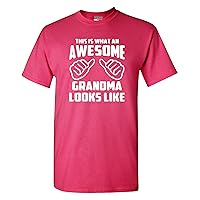 This is What an Awesome Grandma Looks Like Funny Adult T-Shirt Tee