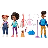 Mattel Karma's World Dolls and Accessories, 3-Pack Set Includes Mattel Karma, Winston and Switch Dolls