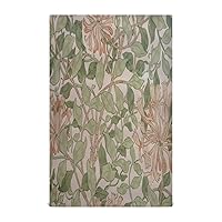 ALAZA William Morris Flowers Floral Prints47 Kitchen Towels Absorbent Dish Towels Soft Wash Clothes for Drying Dishes Cleaning Towels for Home Decorations Set of 4, 28 X 18 Inch