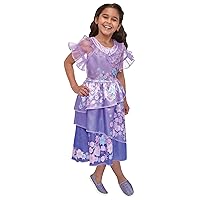 Disney Encanto Isabela Dress, Costume for Girls Ages 3 and Up, Outfit Fits Children Sizes 4-6X