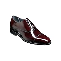 BARKER Winsford Burgundy Hi Shine Oxford Shoe Handcrafted Men's Oxford Shoes