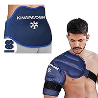 Back Ice Pack and Shoulder Ice Pack Wrap