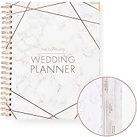 Wedding Planner and Organizer - Step-by-Step Guide, Advice, Checklist - Includes Customizable Countdown Calendar (MARBLED)