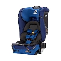 Diono Radian 3RXT SafePlus, 4-in-1 Convertible Car Seat, Rear and Forward Facing, SafePlus Engineering, 3 Stage Infant Protection, 10 Years 1 Car Seat, Slim Fit 3 Across, Blue Sky