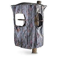 Universal Tree Stand Blind Kit for Hunting, Elevated Deer Blinds, Camo Tent