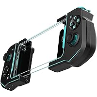 Turtle Beach Atom Mobile Game Controller with Bluetooth for Cloud Gaming on Android Mobile Devices with Compact Shape, Console Style Controls & Low Latency Bluetooth - Black/Teal