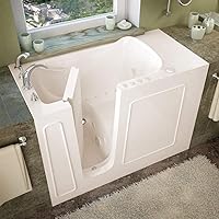 2653LBD 26x53 Left Drain Biscuit Whirlpool & Air Jetted Walk-In Bathtub
