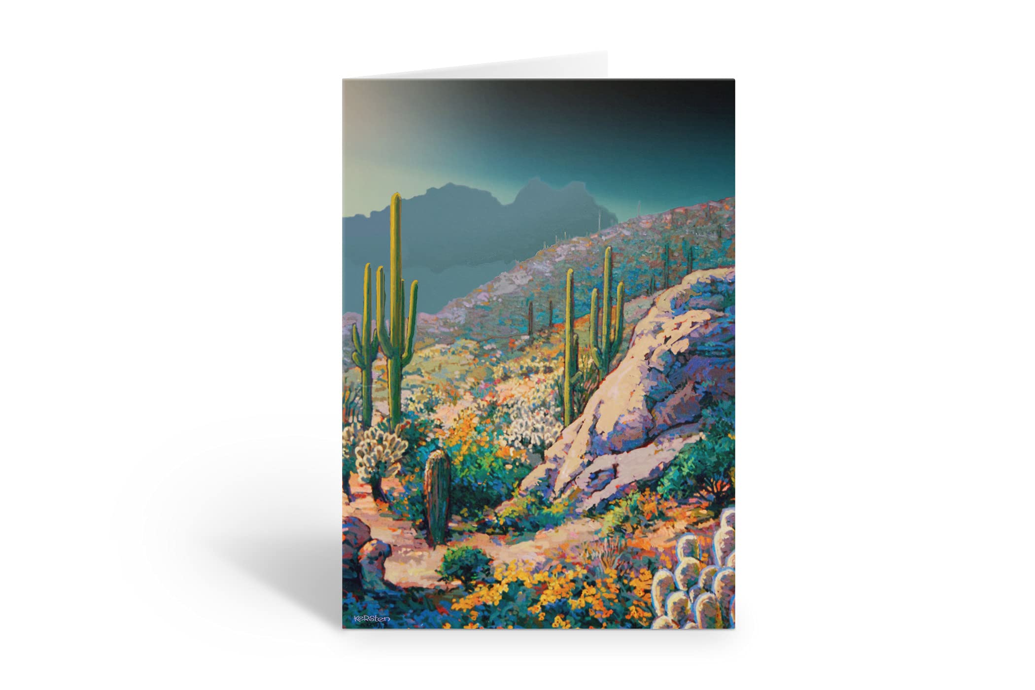Stonehouse Collection | Arizona Mountain Note Cards - 10 Boxed Cards & Envelopes - Desert Mountain Note Cards (Assorted)