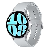 SAMSUNG Galaxy Watch 6 44mm LTE Smartwatch, Fitness Tracker, Personalized HR Zones, Advanced Sleep Coaching, Heart Monitor, BIA Sensor for Health Wellness Insights, Big Screen, US Version, Silver