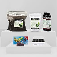 The Bud Grower | | California Super Soil | Premium 100% Nutrient Rich Organic Super Soil | 5 Pack of Hydroponic Nutrients and Grow Supplies | All-in-One Grow Tent Kit's & Supplies