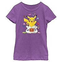 Fifth Sun Pokemon Pika Candy Girls Short Sleeve Tee Shirt