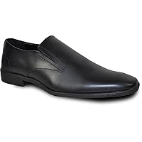 VANGELO Tux-4 Dress Shoe Loafer Formal Tuxedo Prom & Wedding Shoe Black Matte (8 E(W) US)