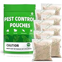 SUAVEC Pest Control Pouches, Rodent Repellent, Peppermint Mouse Repellent, Repel Rodents, Mouse, Mice, Rats, Ant, Roach, Moths & Other Pest, Indoor Mice Repellent, Mosquito Repellent- 8 Pouches