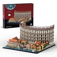 Architecture The Roman Colosseum Building Set; Collectible Model for Adults; Compatible with Lego, (3989Pieces)