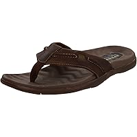 Sperry Top-Sider Men's Double Marlin Sailboat Thong,Brown/Olive,US