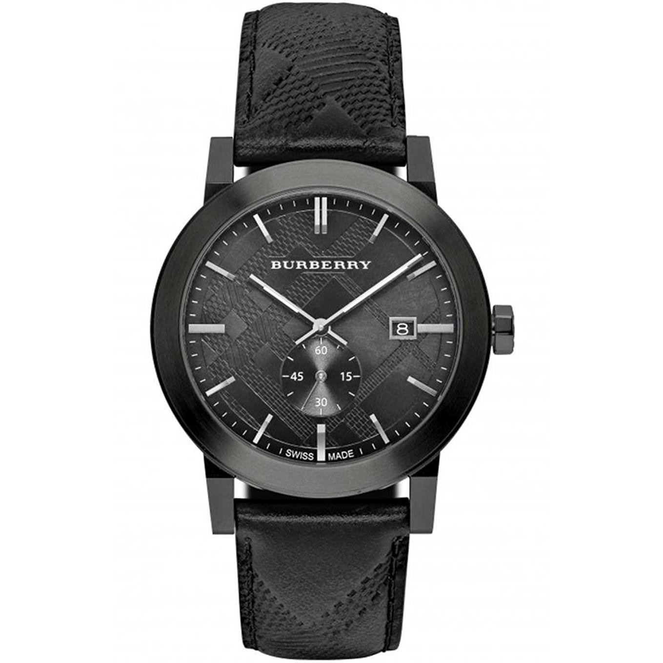 Actualizar 89+ imagen burberry men’s leather watch