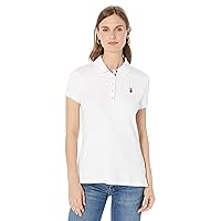 U.S. Polo Assn. Solid Small Pony Interlock Polo Shirt White MD