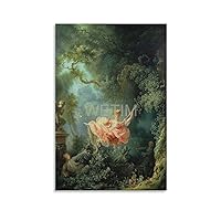 AYTGBF Vintage Victorian Love And Romance Image Painting Wall Art Poster (11) Canvas Painting Wall Art Poster for Bedroom Living Room Decor 08x12inch(20x30cm) Unframe-style