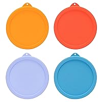 1 Cup Silicone Replacement Lids Storage Cover for Pyrex 7202-PC Glass Bowls (Container not Included) 4 Pack Microwave, Dishwasher and Freezer Safe