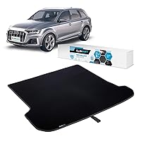 CLIM ART Cargo Liner Сompatible with Audi Q7 2017-2024 Custom Fit Trunk Mat, with Honeycomb Dirtproof & Waterproof Technology - All-Climate, Heavy Duty, Anti-Slip Cargo Liner, Luggage - FL01117176